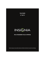 Insignia NS-37D20SNA14 User manual