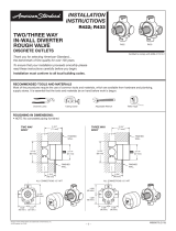 American Standard R422 Installation guide