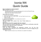 Acer Iconia W Series W4-821 Owner's manual
