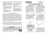 Linear MVP-3CH-24V-3T-4W Installation guide