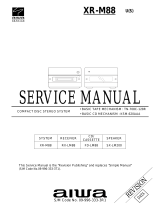 Aiwa XR-M88 User manual