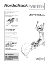 NordicTrack AudioStrider 990 PRO NTEL09811.2 User manual