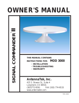 AntennaTek Signal commander II Mod 3000 Owner's manual