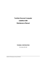 Toshiba Satellite A300 Series Maintenance Manual