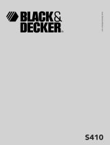 Black & Decker S410 Owner's manual