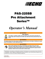 Echo PAS-225SB User manual