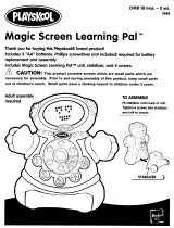 Hasbro Magic Screen Learning Pal Operating instructions