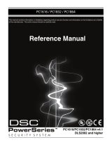 DSC PowerSeries PC1864 Reference guide