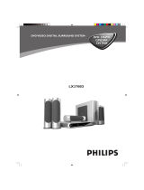 Philips LX3700D/25S User manual