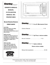 Danby DMW104W User manual