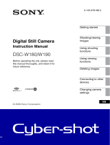 Sony DSC-W190 User manual