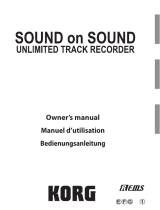 Korg SoundOnSound Owner's manual