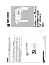 Black & Decker 7194-1 User manual