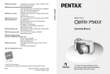 Pentax Optio 750Z User manual