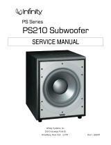 Infinity PS210 User manual