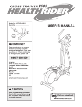 HealthRider Cross Trainer 950 S User manual