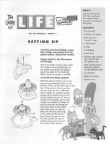 The Game of Life Life, the game of Simpsons Edition Operating instructions
