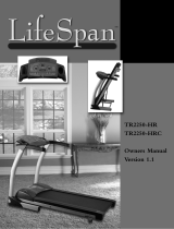 LifeSpan TR2250-HRC User manual