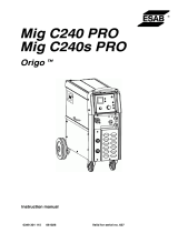 ESAB Mig C240 PRO User manual