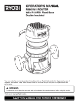 Ryobi R1631K Owner's manual