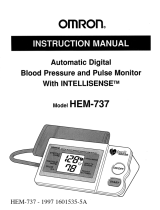 Omron Automatic Blood Pressure Monitor User manual