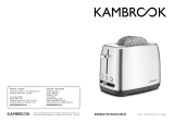 Kambrook 2 Slice Stainless Steel Toaster User manual