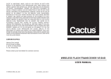 Cactus V5 User manual