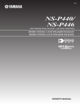Yamaha NS-P446 Owner's manual
