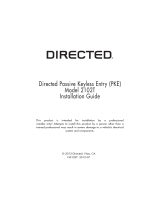 Directed Electronics 2102T Installation guide