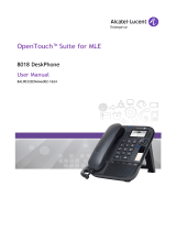 Alcatel-Lucent OpenTouch 8018 User manual