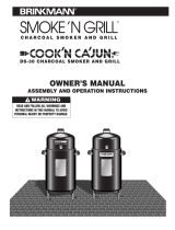 Brinkmann Smoke'N Grill 810-5301-M Owner's manual
