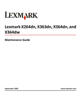 Lexmark X264DN Maintenance Manual
