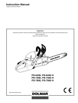 Dolmar PS-7300 H User manual