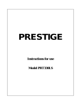Prestige PRT 330 LS Instructions For Use Manual