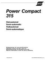 ESAB POWER COMPACT 315 User manual