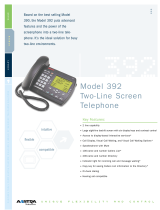 Nortel Aastra Powertouch 392 Screenphone Owner's manual