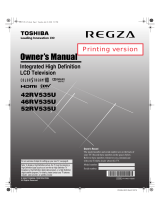 Toshiba REGZA 42RV535U Owner's manual