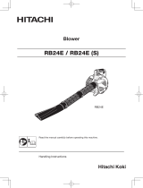 Hitachi RB24E(S) User manual