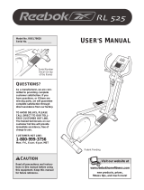 Reebok RL 545 User manual
