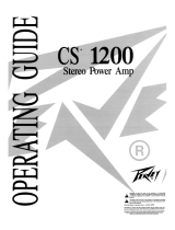 Peavey CS 1200 User manual