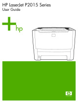 HP LaserJet P2015 Printer series User guide