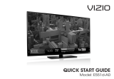 Vizio E500d-A0 Quick start guide