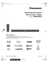 Panasonic DMP-BD75 User manual