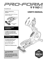 Pro-Form PFEL10112.0 User manual