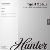 Hunter Fan 21585 Owner's manual