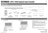 Yamaha ATS-1050 Quick start guide