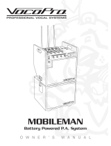 VocoPro MOBILEMAN BT Owner's manual