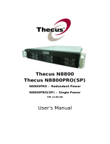 Thecus N8800 IP User manual