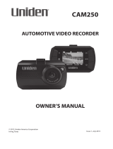 Uniden CAM250 Owner's manual