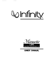 Infinity Minuette L-MPS Owner's manual